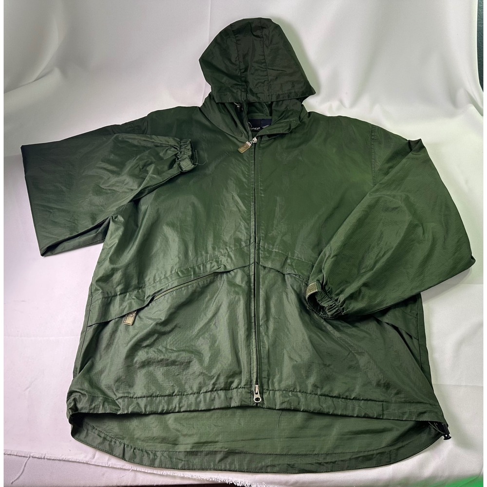 Vintage HEAD Sportswear Green Windbreaker Jacket Full Zip Mens Medium Russia VTG